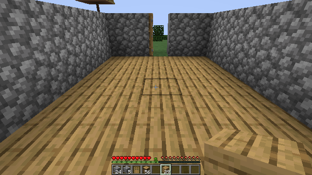 Goal image for Add wood floor