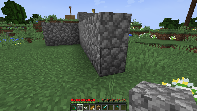 Goal image for Build big tee with pickaxe