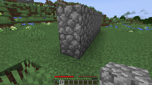 Goal image for Extend cobble wall